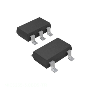 ชุดอุปกรณ์อิเล็กทรอนิกส์ MIC5255-3.0BD5-TR ชิ้นส่วนไอซีสำหรับการจัดการพลังงาน (PMIC) ไอซีควบคุมแรงดันไฟฟ้าแบบเส้นตรง 3V 150mA TSOT23 5 SOT 23 5 บาง, TSOT 23 5 - Product Image 1