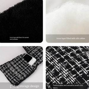 17 Years Factory Custom logo <strong>Tweed</strong> Tartan Plaid Neck Warmer for Women and Men Soft <strong>Scarf</strong> with Plush Lining - Product Image 6