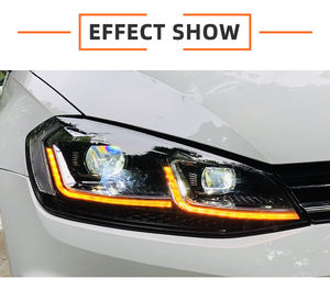 VW Golf MK7 ensemble phare Golf Mk7 phare 2013-2020 mise à niveau <span class=keywords><strong>Vm</strong></span> Gti Mk7 Led lampe frontale pour Volkswagen Golf 7 accessoires - Product Image 3