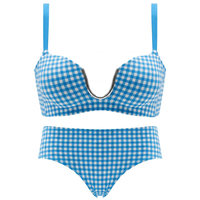 Soutien-gorge bikini pour femme, rouge, respirant, à coupe 3/4, sans armatures, push-up, bretelles réglables, non doublé, sexy, motif uni, pour adultes