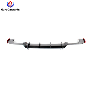 Fibra de carbono seca Clase G W463A W464 G500 G350 G63 difusor trasero coche parachoques trasero alerón aletas cubierta protectora tubo de cola - Product Image 3