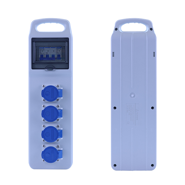 Portable Industrial Control Waterproof Plug Socket Box 16A 32A Power Distribution Industrial Connectors