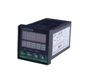 Cigovd Multi-functional Dual LED Display Digital Counter 90~265V AC/DC Length Meter with 2 Relay Output and Pulse PNP NPN 