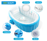 Gonflable Baignoire Portable, Durable Blanche Baignoire de Trempage avec Grand Dossier Autoportante Piscine Gonflable Salle De Bain à La Maison de Station Thermale
