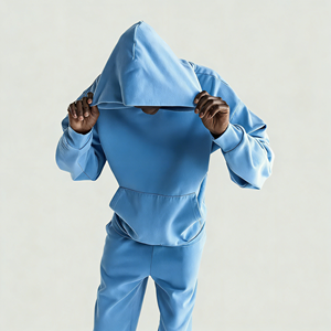 Sudadera con capucha de gran tamaño personalizada para hombres y mujeres, ropa de calle, sudaderas con capucha, sudaderas con capucha de algodón con estampado gráfico informal Unisex, suministro a granel - Product Image 3