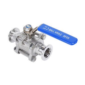 GU Série Aço Inoxidável 3-Piece Manual KF25 Válvula De Esfera De Vácuo - Product Image 4