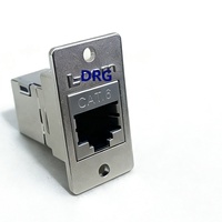 Connecteur réseau RJ45 femelle Keystone Ethernet Cat5 & Cat6 avec contacts en cuivre et boîtier ABS