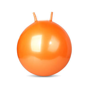 Balle de <span class=keywords><strong>Yoga</strong></span> Anti-éclatement pour enfant et adulte, 45cm, LOGO personnalisé OEM de dessin animé, équilibre écologique, entraîneur de saut en PVC avec poignée - Product Image 3