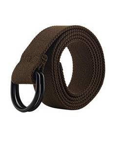 เข็มขัดผ้าแคนวาสแบบ D-Ring สำหรับผู้ชายและผู้หญิง รุ่น GB22 พร้อมหัวเข็มขัดโลหะ มีให้เลือกหลายสีพื้นและหลายขนาด สำหรับรอบเอว 28 นิ้ว ถึง 54 นิ้ว - Product Image 2