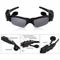 Lunettes de Soleil Intelligentes 2 en 1 Personnalisées avec Audio Bluetooth sans Fil, Écouteurs et Casque, pour Cyclisme, Moto et Sports de Plein Air