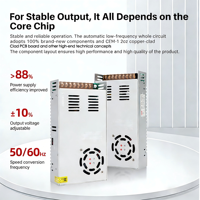 Fuente de Alimentación Conmutada AC-DC Mean Well MS-50 de 50W, Mini Compacta de Salida Única, con Entrada de 100-240V y 88% de Eficiencia para Iluminación LED