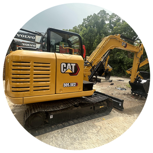 Mini-excavatrice sur chenilles Cat 305.5 d'occasion, meilleure vente, faible nombre d'heures, un seul propriétaire, sans fuites, certifiée CE, prête pour les travaux urbains - Product Image 1