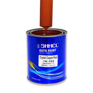 SHHCC 크리스탈 코퍼 펄 1K 도매가 아크릴 베이스코트 액체 고품질 원료 크리스탈 페인트 스프레이 코팅용 - Product Image 2