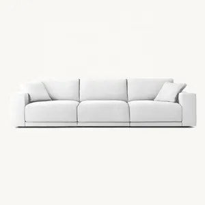 American Style Living Room Furniture Sofa Home Sofa The Clean-lined Modernism Ultra-plush Cushions Modular Sofa Sectional