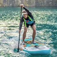 Fabricant OEM planche à pagaie gonflable SUP bodyboard remorquable à point de chute avec accessoire de planche de surf au genou