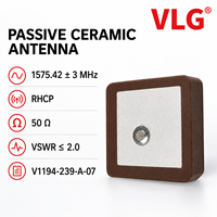 Antenne GPS passive en céramique 1575,42 MHz RHCP 50Ω VSWR≤2.0 Antenne GNSS en céramique pour module de positionnement et de navigation