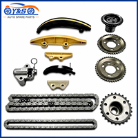 Kit Rantai Timing Baja Paduan Tugas Berat Baru Cocok untuk Transit V348 3.2T Diesel P5AT 2011-2014 Perbaikan Mesin Lengkap OE