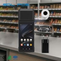 Terminal Android de 58 mm con Escáner de Código de Barras 2D, Impresora de Recibos para Clientes, Punto de Venta para Supermercados, Pantalla HD Clara, Sdlpos