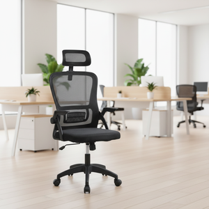 Conception de chaise pivotante de conférence de confort en maille rotative à 180 degrés meubles inclinables chaise de bureau de luxe en maille pour personnel de direction - Product Image 1