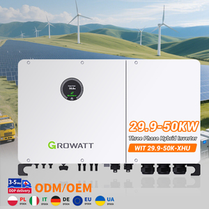 Inversor Solar Híbrido Growatt 29.9-50KW WIT 29.9~50K-XHU Trifásico de Onda Sinusoidal Pura IP66 - Product Image 3