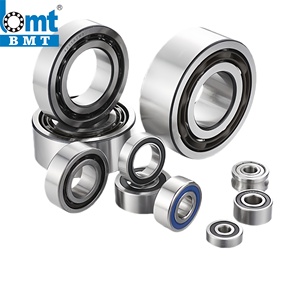 BMT đôi hàng Góc tiếp xúc bóng mang <span class=keywords><strong>P0</strong></span> chính xác 30x50mm ma sát thấp cho truyền tải điện - Product Image 4