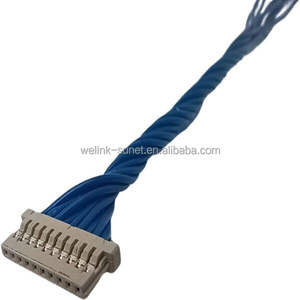 HRS 오리지널 1.25mm 피치 DF14-10S-1.25C + DF14-2638SCFA + Linksinet UL1571-26AWG 고객용 맞춤형 배선 하네스 - Product Image 2