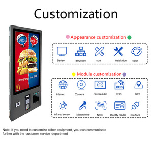 نظام pose 32 بوصة 80 طابعة طرفية كشك دفع طرفي كشك طلب ذاتي كشك في المطعم - Product Image 6