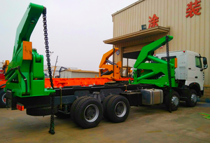 37t bán Trailer sidelifter container <span class=keywords><strong>Side</strong></span> Box <span class=keywords><strong>loader</strong></span> nâng lên boxloader sideloader xe tải Trailer với <span class=keywords><strong>20ft</strong></span> 40ft 3 trục phím điều khiển - Product Image 5