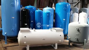 ถังเก็บก๊าซไนโตรเจนแนวตั้งเหล็กกล้าคาร์บอน HXCHEM ขนาด 20000 ลิตร 80 บาร์ รับประกัน 1 ปี - Product Image 2