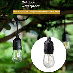 Outdoor IP65 LED String <span class=keywords><strong>Lights</strong></span> Luzes de bola para Courtyard Canopy Camping Natal Holiday Atmosfera Material de vidro Cross-Border - Product Image 2