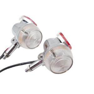 Intermitentes Metálicos Vintage para Motocicleta, Aptos para Suzuki GT380, 550, 750, Intermitentes Delanteros y Traseros para Motocicleta Todoterreno - Product Image 4