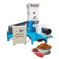 Machine à granulés d'aliments flottants pour poissons à haute productivité, extrudeuse de nourriture pour animaux de compagnie, oiseaux, porcelets, 500 kg/h, 380 V/415 V