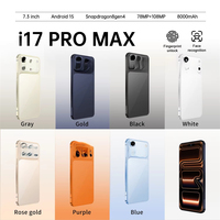 Teléfono Inteligente 5G de Alta Calidad, Nuevo I17 Pro, Teléfono Móvil Económico con 16GB de RAM + 1TB de ROM, Android Deca Core