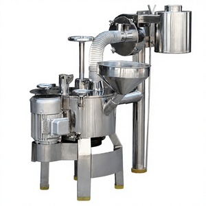Molino <span class=keywords><strong>de</strong></span> Piedra <span class=keywords><strong>de</strong></span> Acero Inoxidable 304 <span class=keywords><strong>de</strong></span> Grado Alimenticio para Té Verde, Baja Temperatura, Doble Enfriamiento, Ajustable <span class=keywords><strong>de</strong></span> 200-5000 Mallas, 1kg/h - Product Image 1