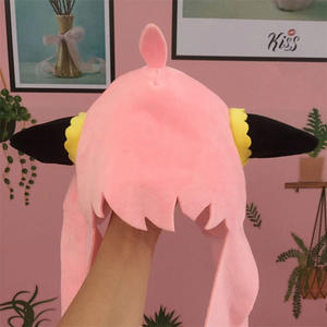 Nuevos Gorros de <span class=keywords><strong>Peluche</strong></span> <span class=keywords><strong>Anya</strong></span> al por Mayor con Orejas Móviles, Gorro de Navidad de <span class=keywords><strong>Anime</strong></span>, Gorro de <span class=keywords><strong>Peluche</strong></span> con Orejas Largas Móviles, Juguete de <span class=keywords><strong>Peluche</strong></span> con Movimiento - Product Image 4