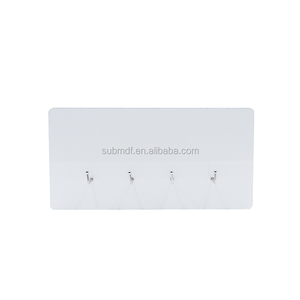 Móc Treo Chìa Khóa <span class=keywords><strong>MDF</strong></span> Thăng Hoa 12Mm Tùy Chỉnh Nhà Sản Xuất MDFSUB 4 Móc Treo Chìa Khóa Bằng Gỗ Để Trang Trí Tường - Product Image 2