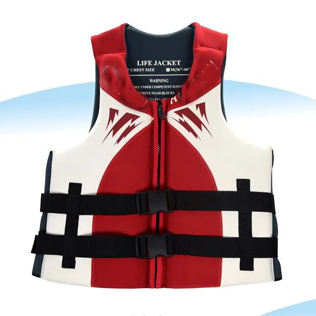 Customized Neoprene EPE Foam Sea Sports Safety Life Vests Jackets for Adults Surfing Fishing Boating