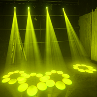 Mini projecteur LED à tête mobile 120W Beam Spot avec 8 prismes rotatifs pour DJ, DMX, bar, stroboscope et effets de scène