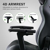 OEM ODM Cadeira Gamer Chaise d'ordinateur moderne Gamer Tapis de souris personnalisé gratuit Chaise de jeu haut de gamme de Razer avec accoudoir 6D