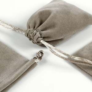 Petite pochette en velours à cordon, double face, pour sacs à main, vêtements, pendentifs en pierres précieuses dans une pochette en velours - Product Image 1