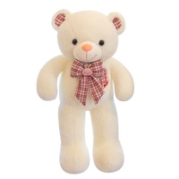 Oursons en peluche personnalisés en gros, design cœur, super doux, jouet anti-stress pour enfants, jouets câlins et embrassables pour mariages