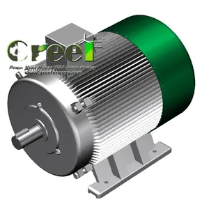 Acionamento síncrono trifásico do gerador do ímã permanente da CA 5000w 10kw 50kw industrial personalizado pelo motor/turbina eólica/hidro pr