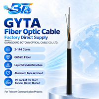 Câble à fibres optiques blindé GYTA multibrins fiable BoTong pour projets de télécommunications en conduit - Fournisseur et fabricant