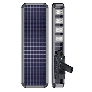 Farola solar de aluminio Todo en uno Farola solar Impermeable Tira de luces azules integradas Farola solar Led - Product Image 2