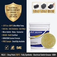 Graisse pour contacts électriques basse température -35°C à 200°C, anti-arc, anti-oxydation pour micro-interrupteurs, relais, connecteurs, conforme REACH RoHS, OEM