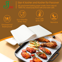 Papier sulfurisé de cuisson en silicone réutilisable, compostable, écologique et de qualité alimentaire, personnalisé