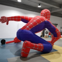 Modèle gonflable publicitaire Spiderman héros araignée pour promotion d'activités commerciales en extérieur