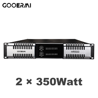 Amplificateur de puissance professionnel Gooermi 2 canaux 800W 2U, amplificateur audio montable en rack, récepteur stéréo pour système sonore de scène, DJ, club