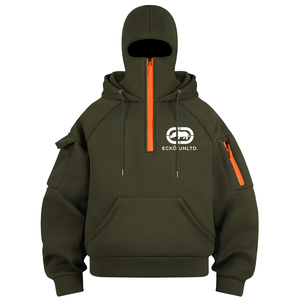 Мужская одежда *<span class=keywords><strong>Ecko</strong></span> Unltd.* Спортивная толстовка с принтом и короткой молнией, осенне-зимняя, уличная мода, повседневный спортивный пуловер с капюшоном - Product Image 2