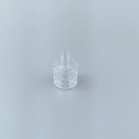 Bouteille en verre transparente avec logo personnalisé, diffuseur de parfum pour voiture, bouteille de parfum avec bouchon à vis en bois, fourni par l'usine